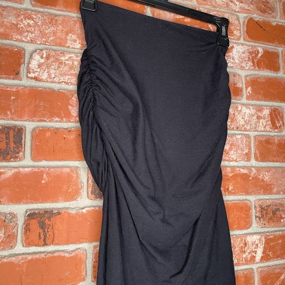 James Perse Ruched Tulip Hem Skirt - Picture 4 of 7